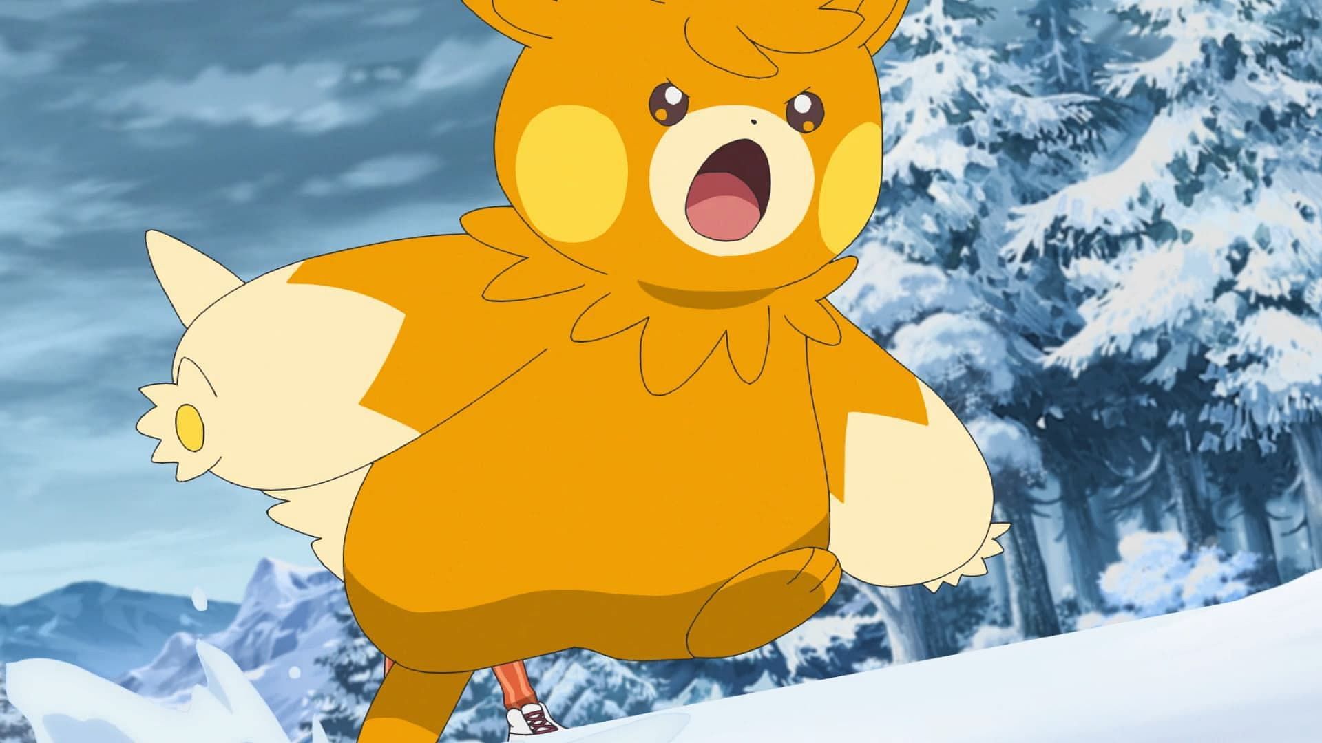 Pawmot as seen in the anime (Image via The Pokemon Company)